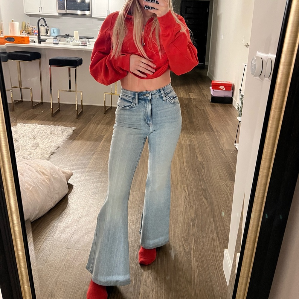 Lee high rise flare jeans